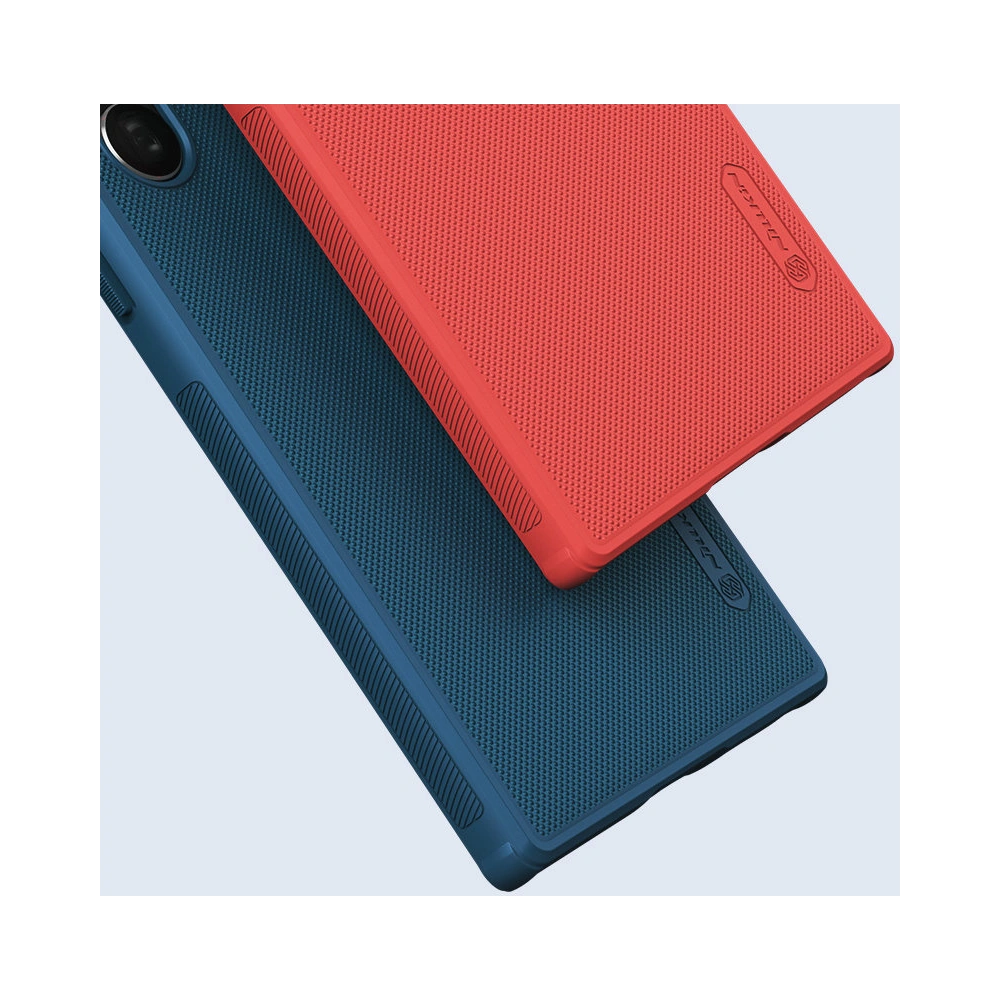 Etui Nillkin Super Frosted Shield Pro Samsung Galaxy S22 Ultra niebieski