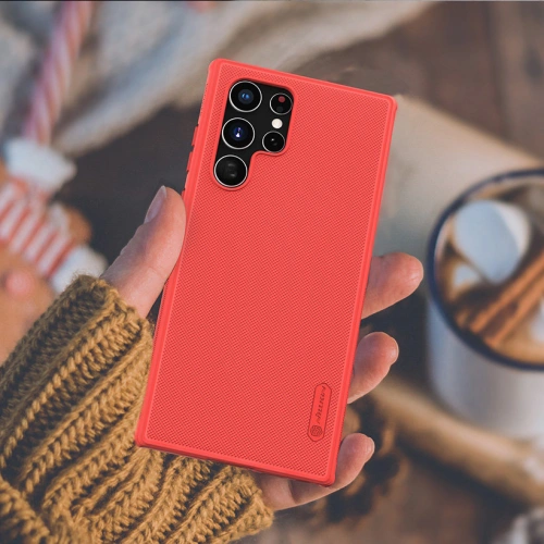 Buy Nillkin Super Frosted Shield Pro Samsung Galaxy S22 Ultra red - NLK534 - {ean13} - Home Screen Store Europe
