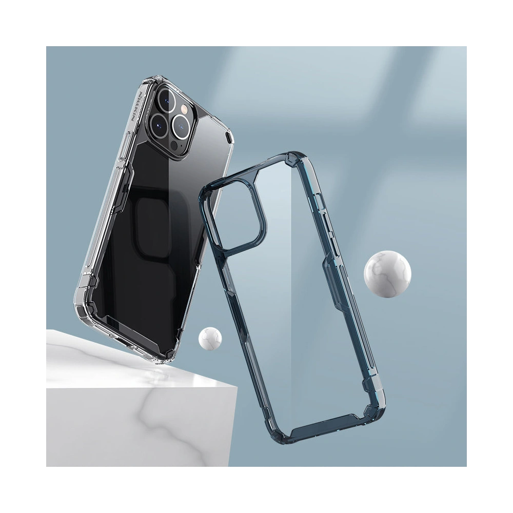 Etui Nillkin Nature Pro Apple iPhone 13 Pro Max niebieski