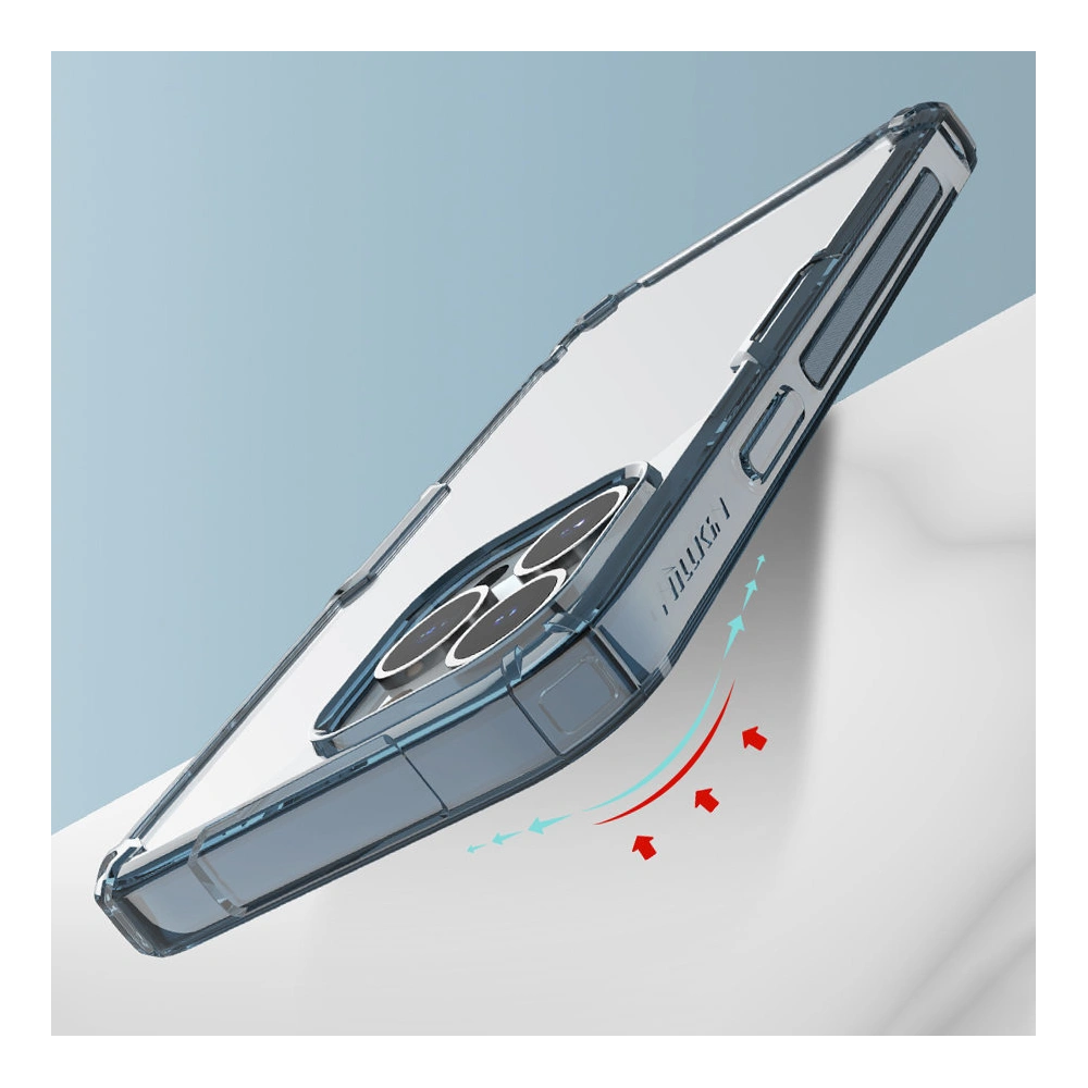 Etui Nillkin Nature Pro Apple iPhone 13 Pro Max niebieski