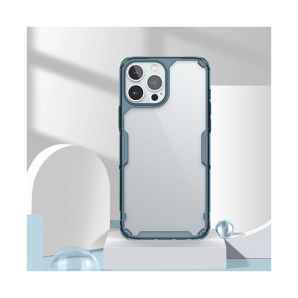 Etui Nillkin Nature Pro Apple iPhone 13 Pro Max niebieski