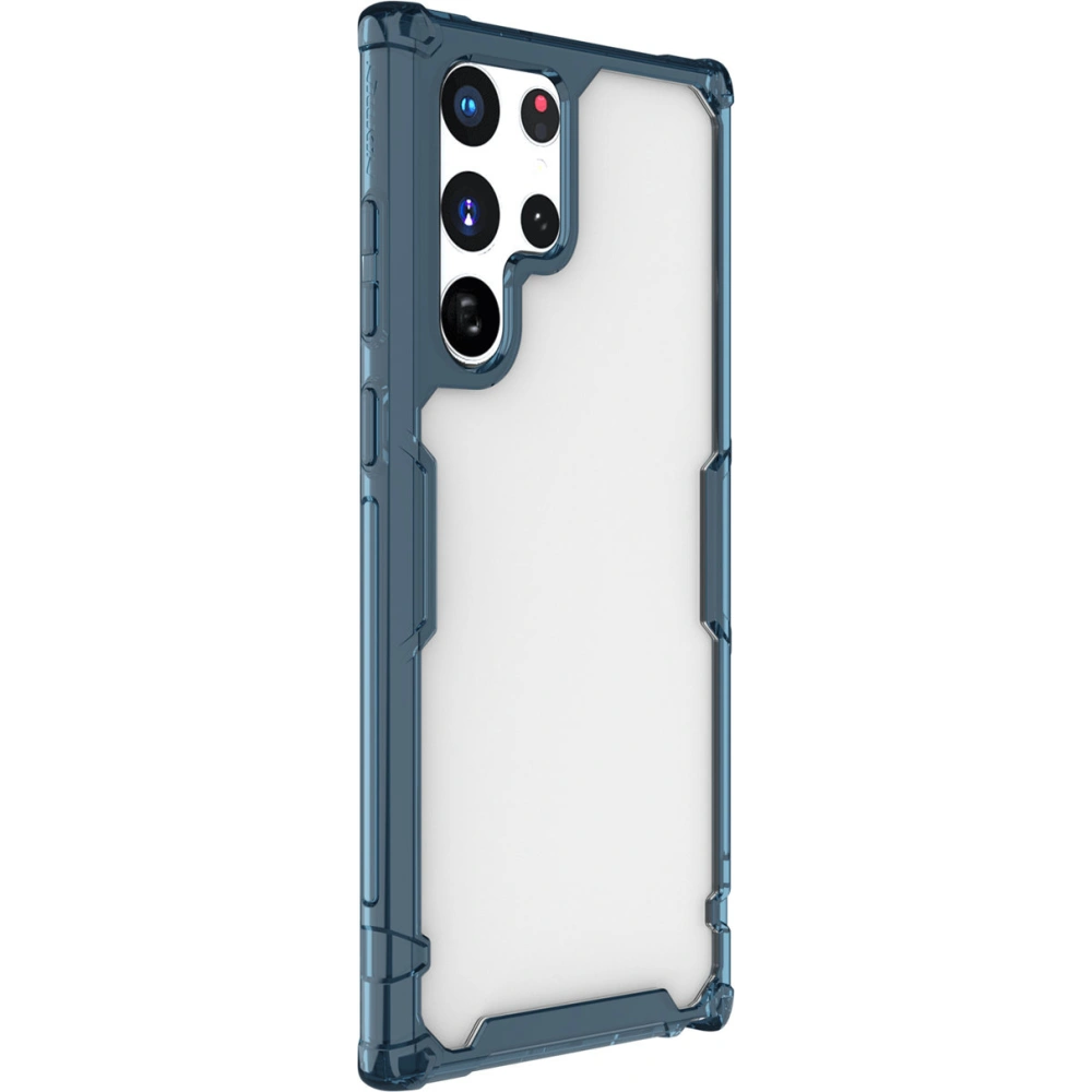 Etui Nillkin Nature Pro Samsung Galaxy S22 Ultra niebieski