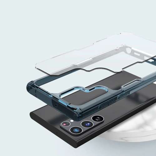 Kup Etui Nillkin Nature Pro Samsung Galaxy S22 Ultra albastru - NLK536 - {ean13} - Sklep Home Screen