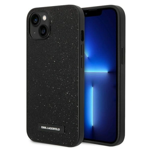 Kup Etui Karl Lagerfeld KLHCP14SG2ELK Apple iPhone 14 hardcase černý/black Glitter Plaque Logo - KLD1136 - {ean13} - Sklep Home Screen