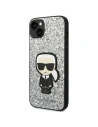 Kup Etui Karl Lagerfeld KLHCP14SGFKPG Apple iPhone 14 hardcase srebrny/silver Glitter Flakes Ikonik - KLD1138 - {ean13} - Sklep Home Screen