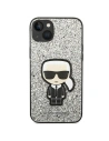 Kup Etui Karl Lagerfeld KLHCP14SGFKPG Apple iPhone 14 hardcase srebrny/silver Glitter Flakes Ikonik - KLD1138 - {ean13} - Sklep Home Screen