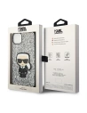 Kup Etui Karl Lagerfeld KLHCP14SGFKPG Apple iPhone 14 hardcase srebrny/silver Glitter Flakes Ikonik - KLD1138 - {ean13} - Sklep Home Screen