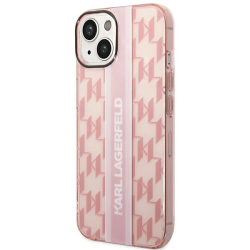 Kup Etui Karl Lagerfeld KLHCP14SHKLSPCP Apple iPhone 14 hardcase roz/pink Mono Vertical Stripe - KLD1140 - {ean13} - Sklep Home Screen