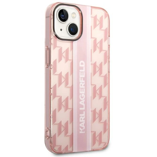 Kup Etui Karl Lagerfeld KLHCP14SHKLSPCP Apple iPhone 14 hardcase roz/pink Mono Vertical Stripe - KLD1140 - {ean13} - Sklep Home Screen