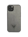 Kup Etui Guess GUHCP14SPSATLG Apple iPhone 14 srebrny/silver hardcase SaffianoTriangle Logo - GUE2124 - {ean13} - Sklep Home Screen