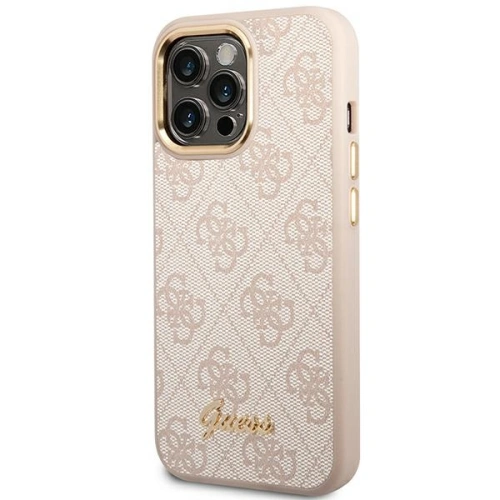 Kup Etui Guess GUHCP14XHG4SHP Apple iPhone 14 Pro Max różowy/pink hard case 4G Vintage Gold Logo - GUE2128 - {ean13} - Sklep Home Screen