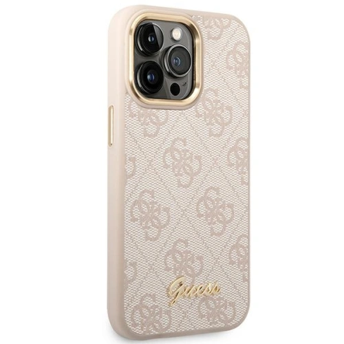 Kup Etui Guess GUHCP14XHG4SHP Apple iPhone 14 Pro Max różowy/pink hard case 4G Vintage Gold Logo - GUE2128 - {ean13} - Sklep Home Screen