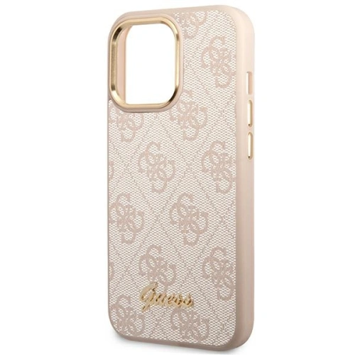 Kup Etui Guess GUHCP14XHG4SHP Apple iPhone 14 Pro Max różowy/pink hard case 4G Vintage Gold Logo - GUE2128 - {ean13} - Sklep Home Screen