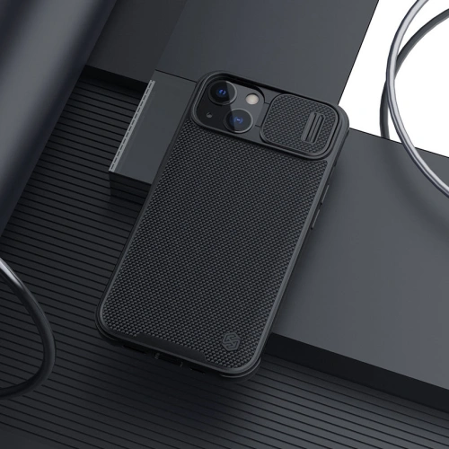 Kup Case Nillkin Texture Pro Magnetic MagSafe Apple iPhone 13 schwarz - NLK537 - {ean13} - Sklep Home Screen