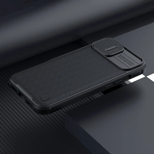 Kup Case Nillkin Texture Pro Magnetic MagSafe Apple iPhone 13 schwarz - NLK537 - {ean13} - Sklep Home Screen