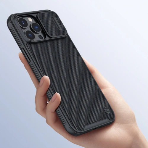 Kup Case Nillkin Texture Pro Magnetic MagSafe Apple iPhone 13 Pro Max schwarz - NLK539 - {ean13} - Sklep Home Screen