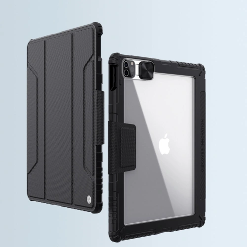 Kup Etui Nillkin Bumper Leather Pro Smart Cover Apple iPad Pro 12.9 2020/2021 (4. i 5. generacji) czarny - NLK540 - {ean13} - Sklep Home Screen