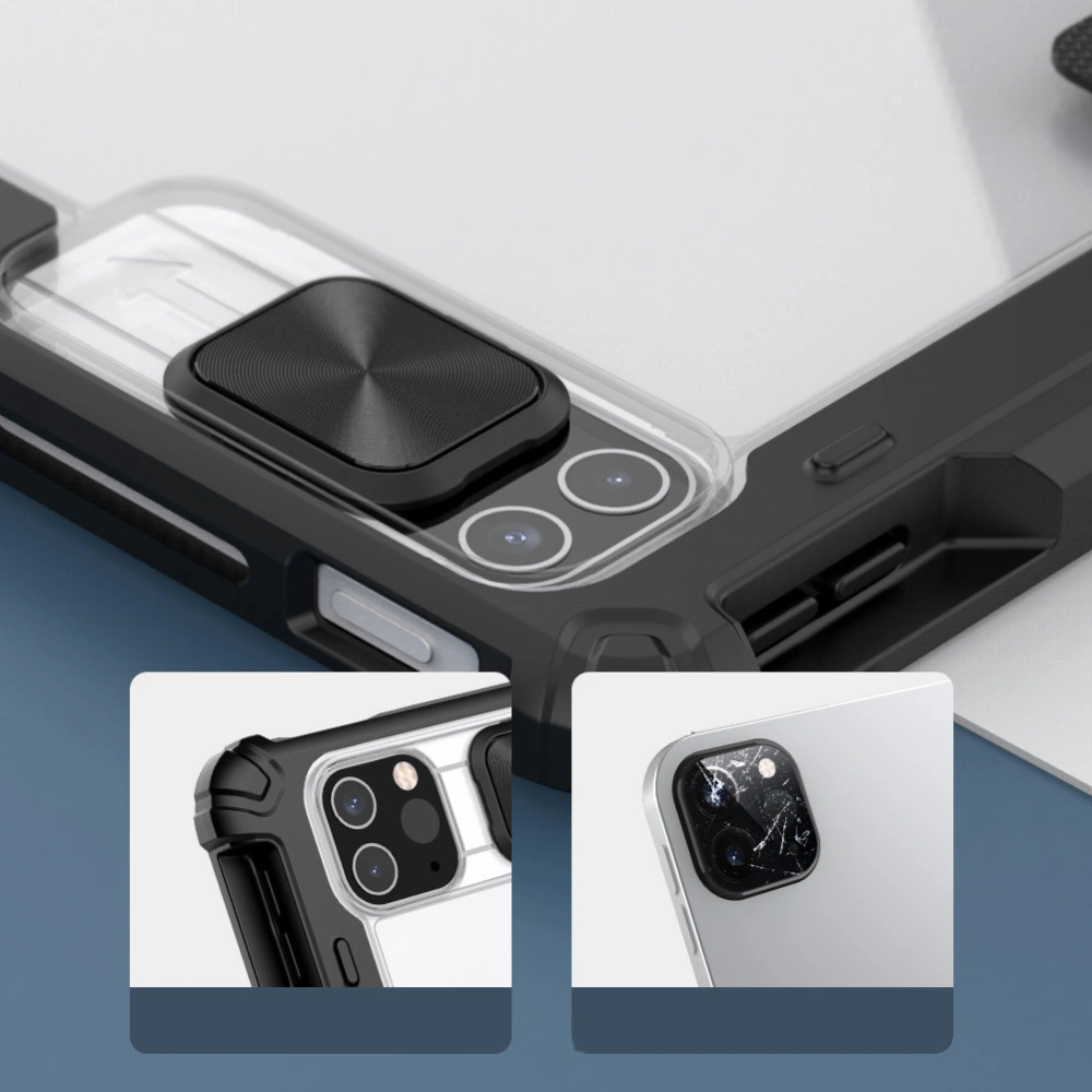 Etui Nillkin Bumper Leather Pro Smart Cover Apple iPad Pro 12.9 2020/2021 (4. i 5. generacji) czarny