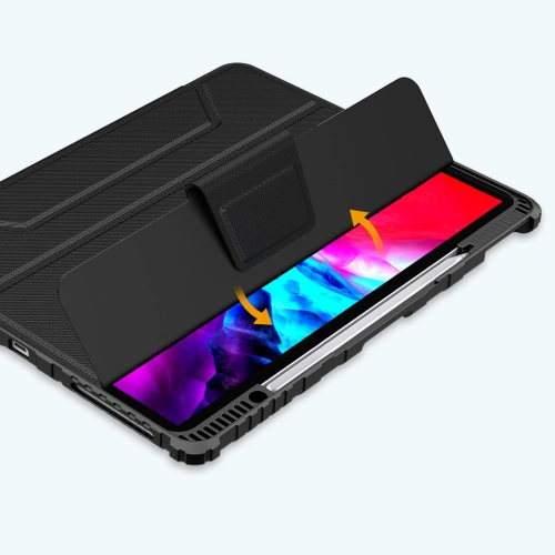 Kup Etui Nillkin Bumper Leather Pro Smart Cover Apple iPad Pro 12.9 2020/2021 (4. i 5. generacji) czarny - NLK540 - {ean13} - Sklep Home Screen