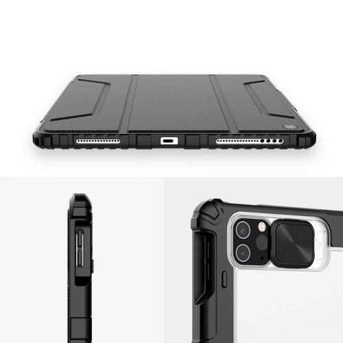 Kup Etui Nillkin Bumper Leather Pro Smart Cover Apple iPad Pro 12.9 2020/2021 (4. i 5. generacji) czarny - NLK540 - {ean13} - Sklep Home Screen