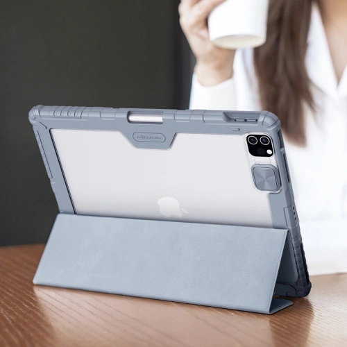 Kup Etui Nillkin Bumper Leather Pro Smart Cover Apple iPad Pro 12.9 2020/2021 (4. i 5. generacji) czarny - NLK540 - {ean13} - Sklep Home Screen