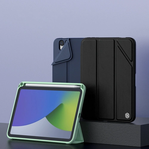 Kup Etui Nillkin Bevel Leather Apple iPad mini 2021 (6. generációs) / iPad mini 8.3" 2024 7gen fekete - NLK541 - {ean13} - Sklep Home Screen