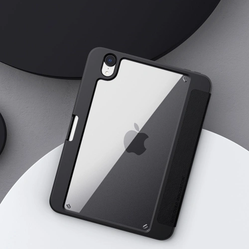Kup Etui Nillkin Bevel Leather Apple iPad mini 2021 (6. generációs) / iPad mini 8.3" 2024 7gen fekete - NLK541 - {ean13} - Sklep Home Screen