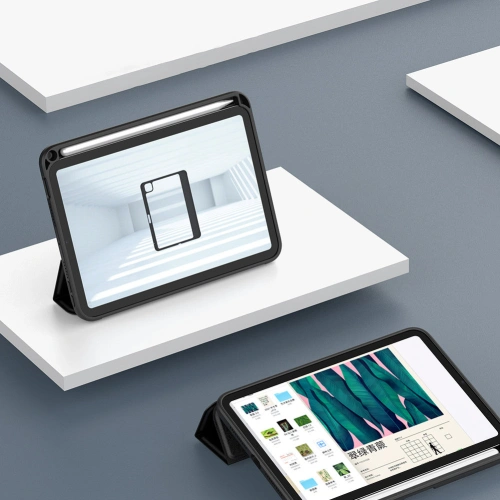 Kup Etui Nillkin Bevel Leather Apple iPad mini 2021 (6. generációs) / iPad mini 8.3" 2024 7gen fekete - NLK541 - {ean13} - Sklep Home Screen