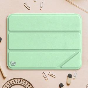 Kup Etui Nillkin Bevel Leather Apple iPad mini 2021 (6. generációs) / iPad mini 8.3" 2024 7gen fekete - NLK541 - {ean13} - Sklep Home Screen