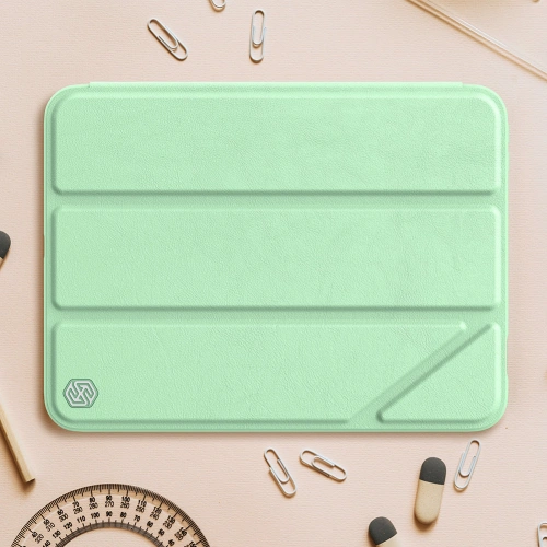 Kup Etui Nillkin Bevel Leather Apple iPad mini 2021 (6. generációs) / iPad mini 8.3" 2024 7gen fekete - NLK541 - {ean13} - Sklep Home Screen