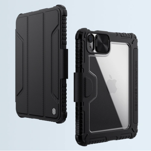 Kup Etui Nillkin Bumper Leather Pro Smart Cover Apple iPad mini 2021 (6. generáció) / iPad mini 8.3" 2024 7gen fekete - NLK544 - {ean13} - Sklep Home Screen