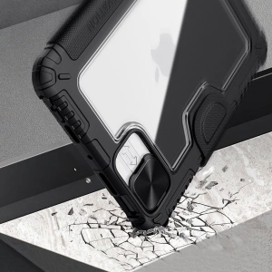 Case Nillkin Bumper Leather Pro Smart Cover für Apple iPad mini 2021 (6. Generation) / iPad mini 8.3" 2024 7gen / iPad mini 8.3" 2024 7gen schwarz