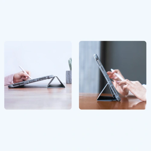 Kup Etui Nillkin Bumper Leather Pro Smart Cover Apple iPad mini 2021 (6. generáció) / iPad mini 8.3" 2024 7gen fekete - NLK544 - {ean13} - Sklep Home Screen
