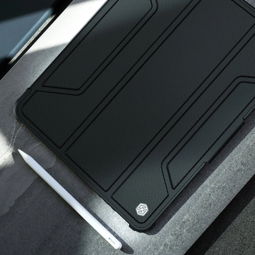 Kup Etui Nillkin Bumper Leather Pro Smart Cover Apple iPad mini 2021 (6. generáció) / iPad mini 8.3" 2024 7gen fekete - NLK544 - {ean13} - Sklep Home Screen