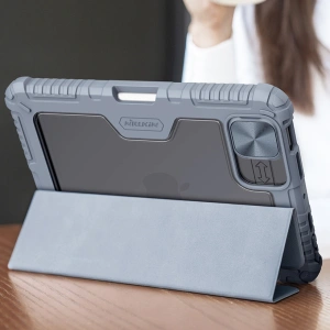 Kup Etui Nillkin Bumper Leather Pro Smart Cover Apple iPad mini 2021 (6. generáció) / iPad mini 8.3" 2024 7gen fekete - NLK544 - {ean13} - Sklep Home Screen
