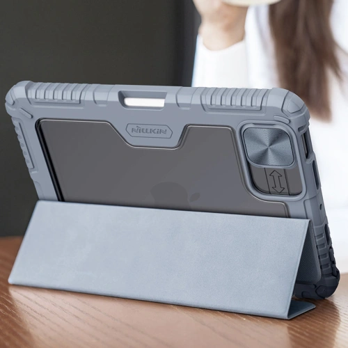Kup Etui Nillkin Bumper Leather Pro Smart Cover Apple iPad mini 2021 (6. generáció) / iPad mini 8.3" 2024 7gen fekete - NLK544 - {ean13} - Sklep Home Screen