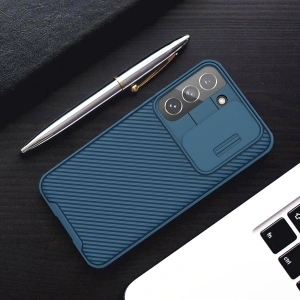 Kup Etui Nillkin CamShield Pro Samsung Galaxy S22 albastru - NLK546 - {ean13} - Sklep Home Screen