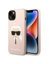 Etui Karl Lagerfeld KLHCP14SSLKHLP Apple iPhone 14 hardcase roz/pink Silicon Karl`s Head