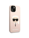 Kup Etui Karl Lagerfeld KLHCP14SSLKHLP Apple iPhone 14 hardcase różowy/pink Silicone Karl`s Head - KLD1145 - {ean13} - Sklep Home Screen