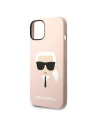 Kup Etui Karl Lagerfeld KLHCP14SSLKHLP Apple iPhone 14 hardcase růžový/pink silikon Karlova hlava - KLD1145 - {ean13} - Sklep Home Screen