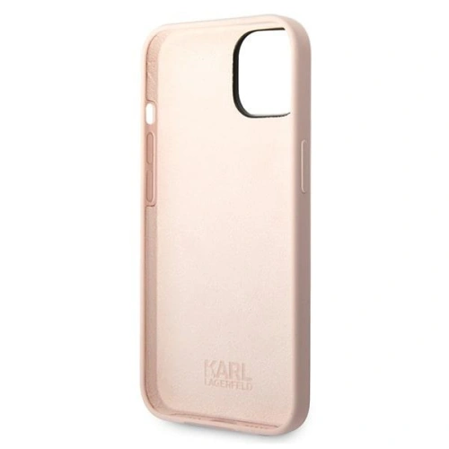 Buy Karl Lagerfeld KLHCP14SSLKHLP Apple iPhone 14 hardcase pink Silicone Karl`s Head - KLD1145 - {ean13} - Home Screen Store Europe