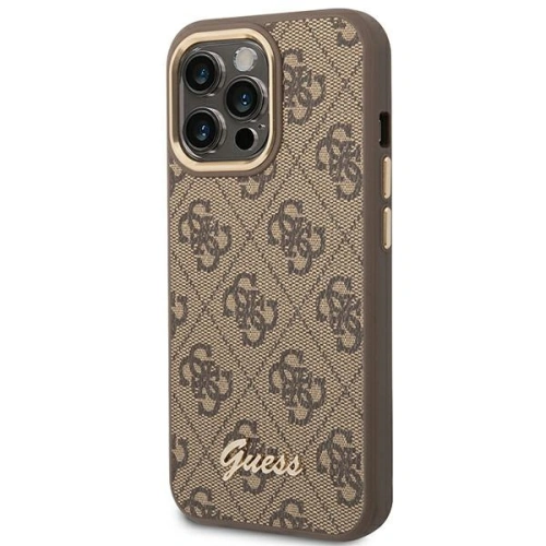 Kup Etui Guess GUHCP14XHG4SHW Apple iPhone 14 Pro Max brązowy/brown hard case 4G Vintage Gold Logo - GUE2129 - {ean13} - Sklep Home Screen
