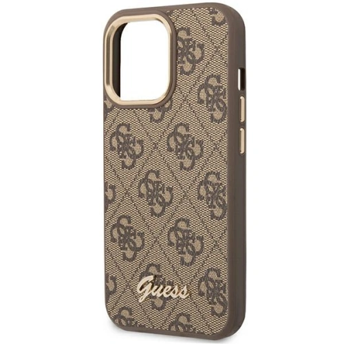 Kup Etui Guess GUHCP14XHG4SHW Apple iPhone 14 Pro Max brązowy/brown hard case 4G Vintage Gold Logo - GUE2129 - {ean13} - Sklep Home Screen