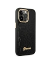 Kup Case Guess GUHCP14XHGCRHK Apple iPhone 14 Pro Max schwarz/black hardcase Croco Collection - GUE2130 - {ean13} - Sklep Home Screen