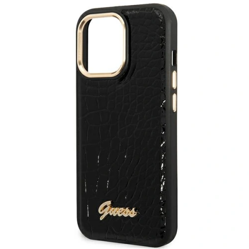 Kup Etui Guess GUHCP14XHGCRHK Apple iPhone 14 Pro Max negru/black hardcase Croco Collection - GUE2130 - {ean13} - Sklep Home Screen