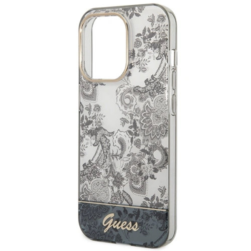 Kup Case Guess GUHCP14XHGPLHG Apple iPhone 14 Pro Max grau/grey Hardcase Porcelain Collection - GUE2132 - {ean13} - Sklep Home Screen