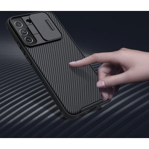 Etui Nillkin CamShield Pro Samsung Galaxy S22+ Plus niebieski