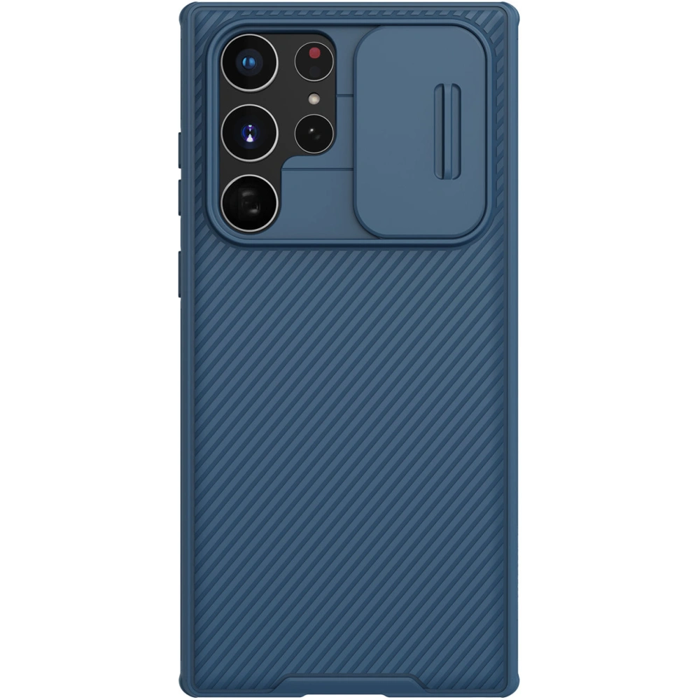 Etui Nillkin CamShield Pro Samsung Galaxy S22 Ultra niebieski