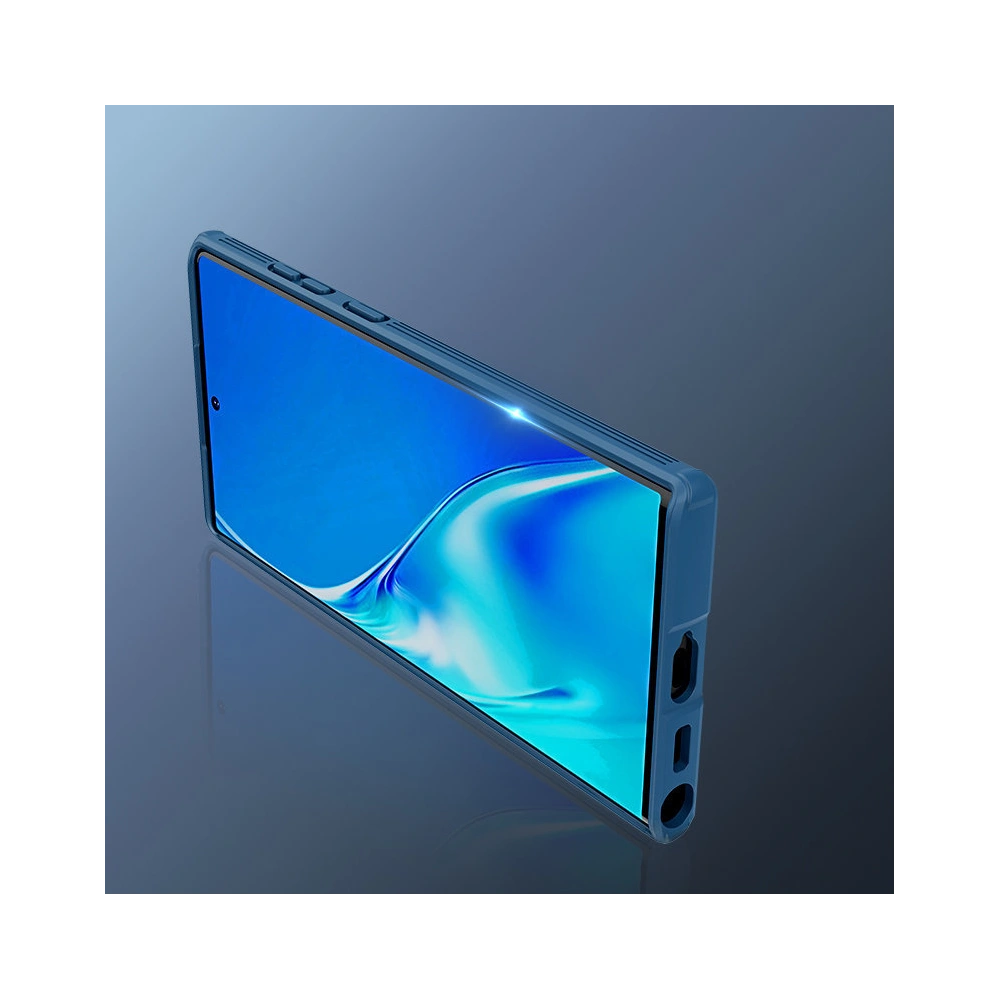 Etui Nillkin CamShield Pro Samsung Galaxy S22 Ultra niebieski
