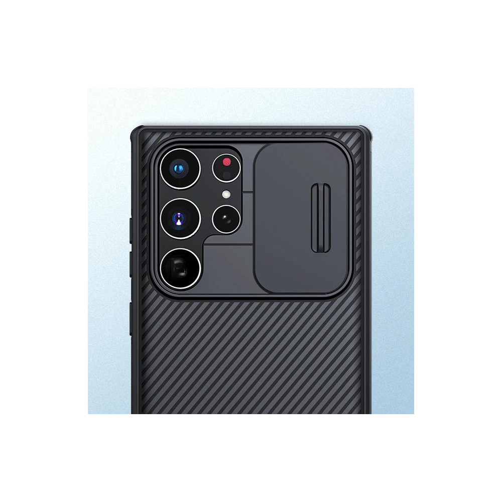 Etui Nillkin CamShield Pro Samsung Galaxy S22 Ultra niebieski